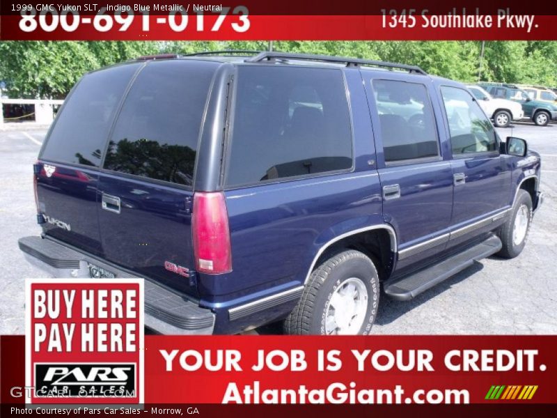 Indigo Blue Metallic / Neutral 1999 GMC Yukon SLT