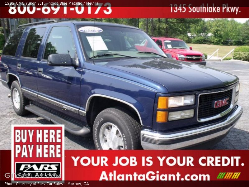Indigo Blue Metallic / Neutral 1999 GMC Yukon SLT