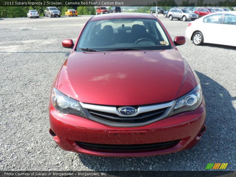 Camellia Red Pearl / Carbon Black 2011 Subaru Impreza 2.5i Sedan