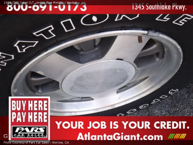 Indigo Blue Metallic / Neutral 1999 GMC Yukon SLT