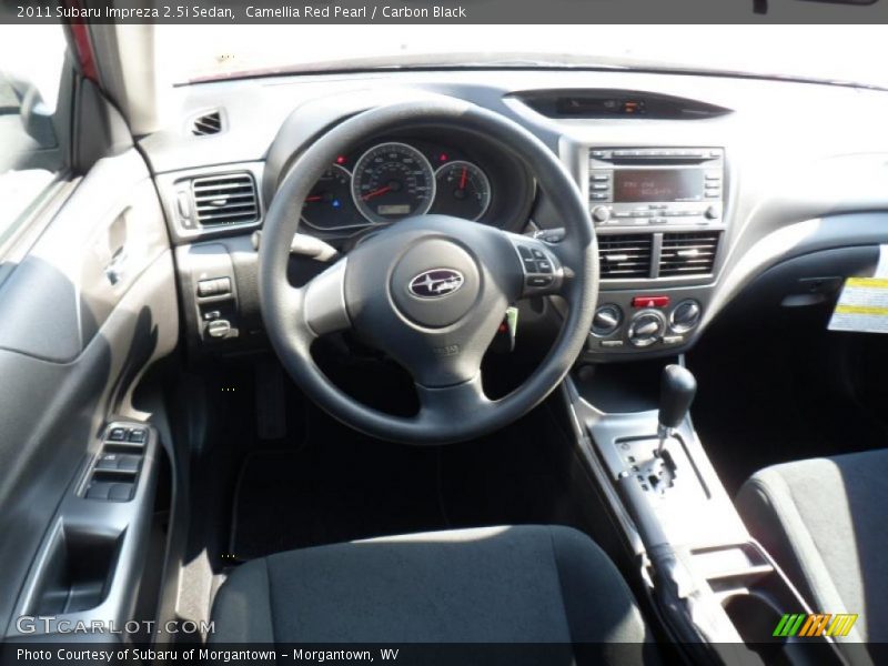 Camellia Red Pearl / Carbon Black 2011 Subaru Impreza 2.5i Sedan