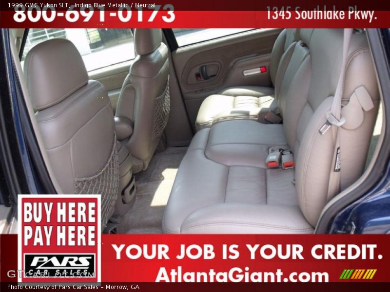 Indigo Blue Metallic / Neutral 1999 GMC Yukon SLT