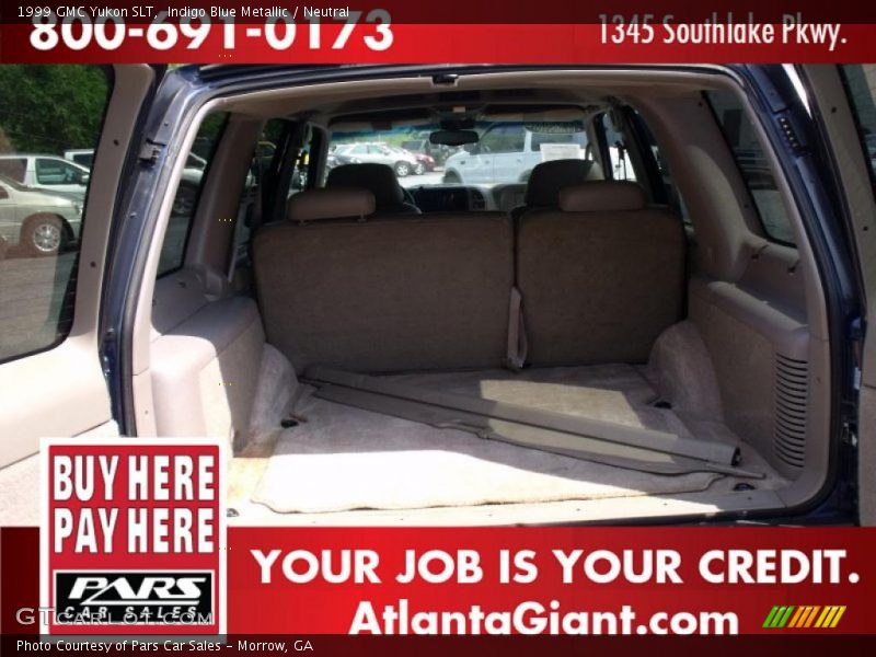Indigo Blue Metallic / Neutral 1999 GMC Yukon SLT