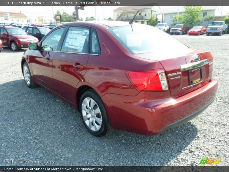 Camellia Red Pearl / Carbon Black 2011 Subaru Impreza 2.5i Sedan