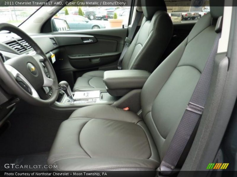 Cyber Gray Metallic / Ebony/Ebony 2011 Chevrolet Traverse LT AWD