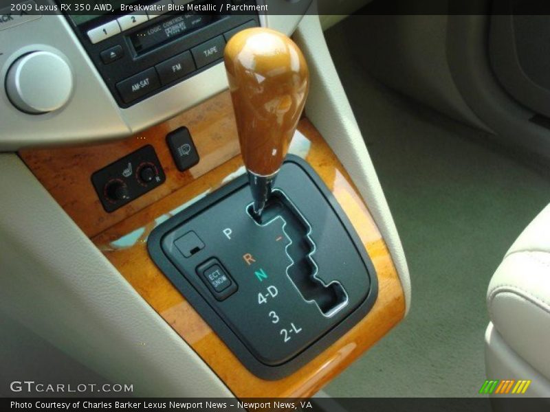 Breakwater Blue Metallic / Parchment 2009 Lexus RX 350 AWD