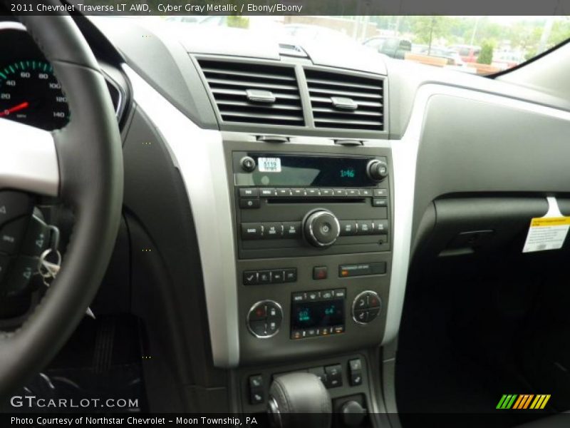 Cyber Gray Metallic / Ebony/Ebony 2011 Chevrolet Traverse LT AWD