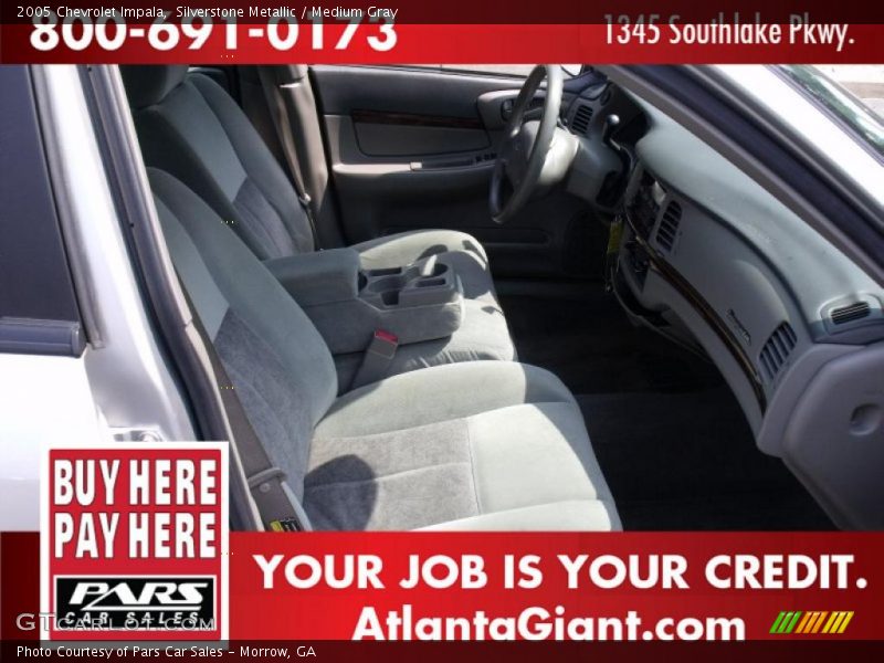 Silverstone Metallic / Medium Gray 2005 Chevrolet Impala