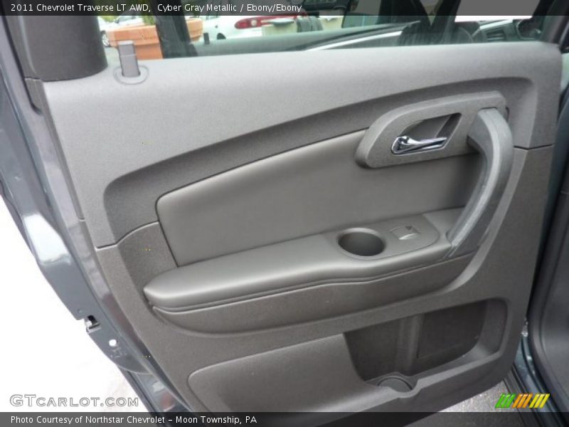 Cyber Gray Metallic / Ebony/Ebony 2011 Chevrolet Traverse LT AWD