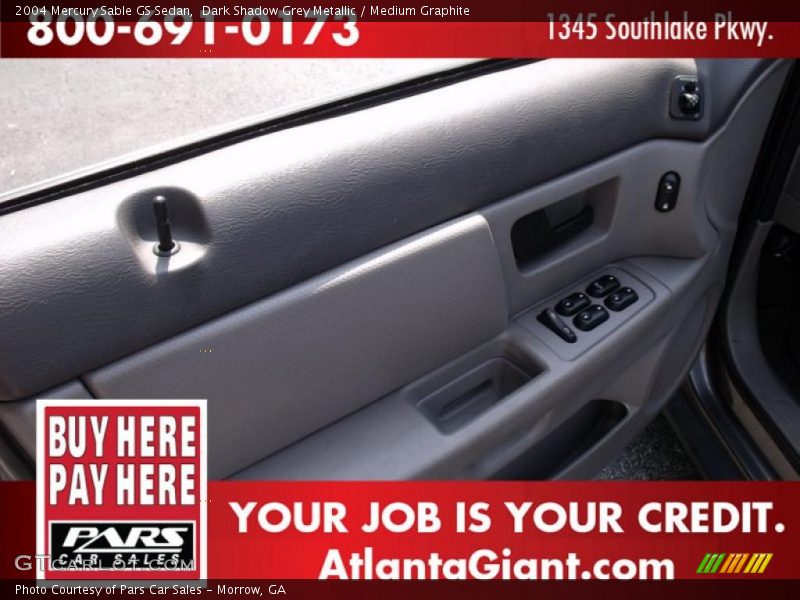 Dark Shadow Grey Metallic / Medium Graphite 2004 Mercury Sable GS Sedan