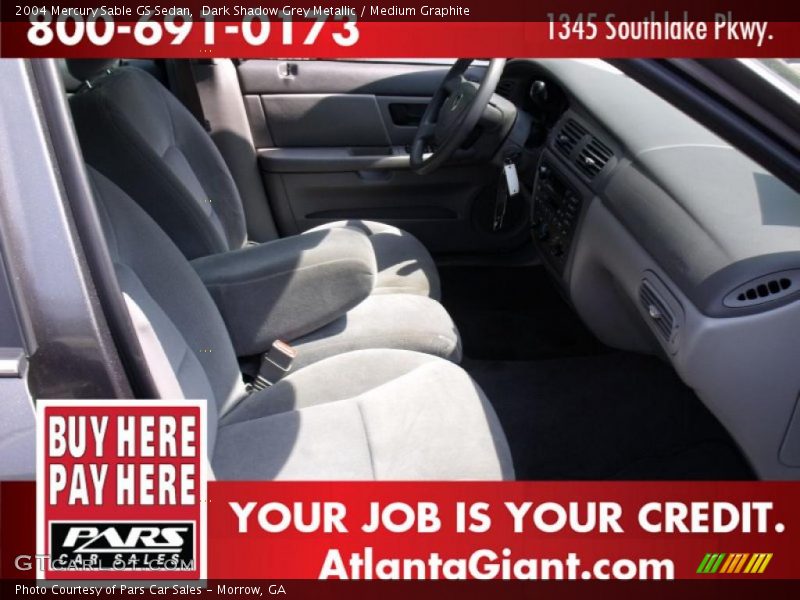 Dark Shadow Grey Metallic / Medium Graphite 2004 Mercury Sable GS Sedan