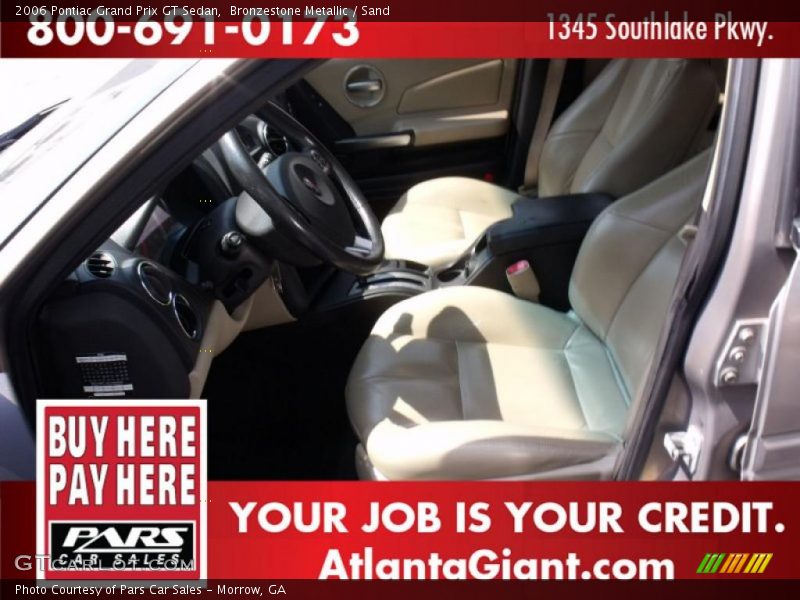 Bronzestone Metallic / Sand 2006 Pontiac Grand Prix GT Sedan