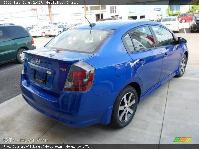 Metallic Blue / Charcoal 2011 Nissan Sentra 2.0 SR