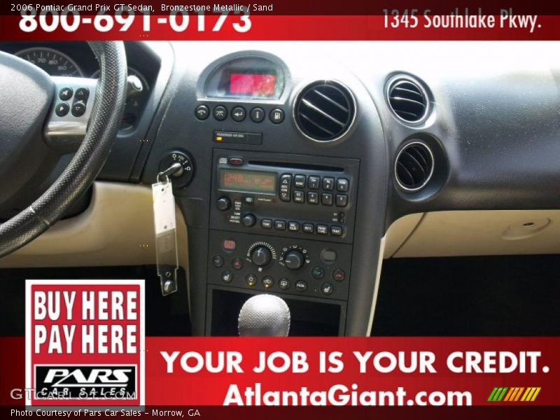 Bronzestone Metallic / Sand 2006 Pontiac Grand Prix GT Sedan