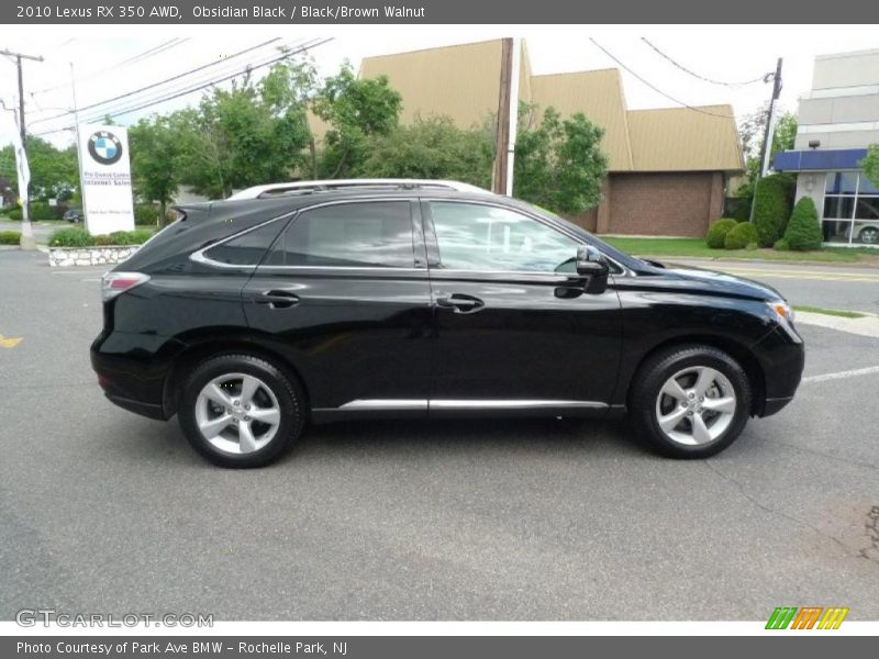 Obsidian Black / Black/Brown Walnut 2010 Lexus RX 350 AWD