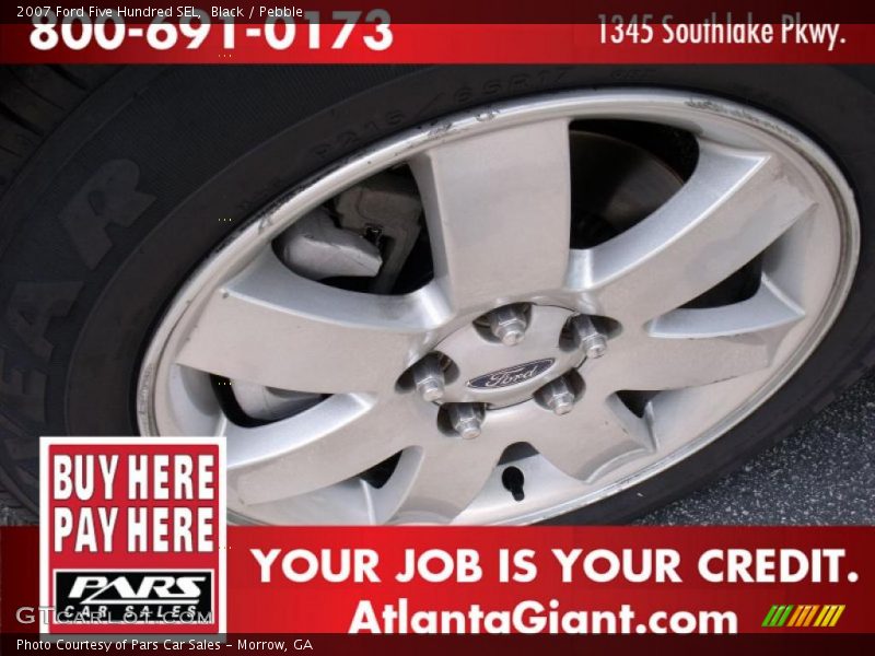 Black / Pebble 2007 Ford Five Hundred SEL