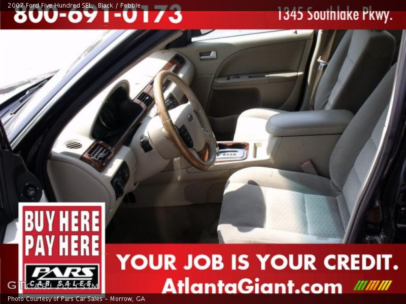 Black / Pebble 2007 Ford Five Hundred SEL