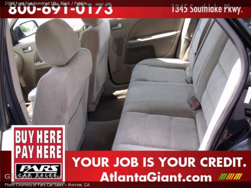 Black / Pebble 2007 Ford Five Hundred SEL