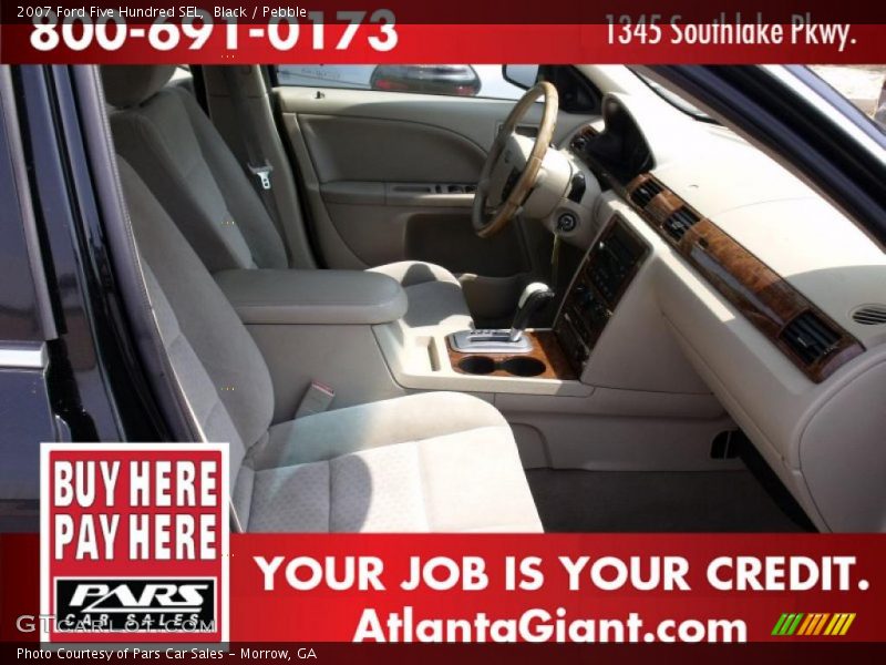 Black / Pebble 2007 Ford Five Hundred SEL