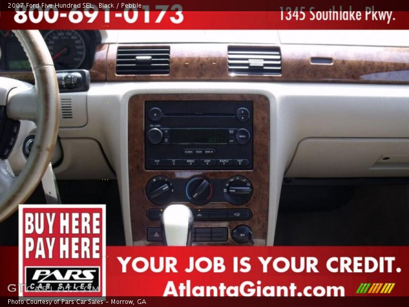 Black / Pebble 2007 Ford Five Hundred SEL