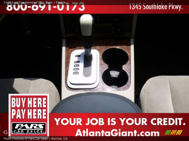 Black / Pebble 2007 Ford Five Hundred SEL