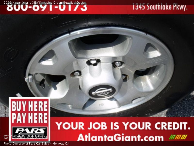 Alpine Green Metallic / Dusk 2000 Nissan Xterra XE V6