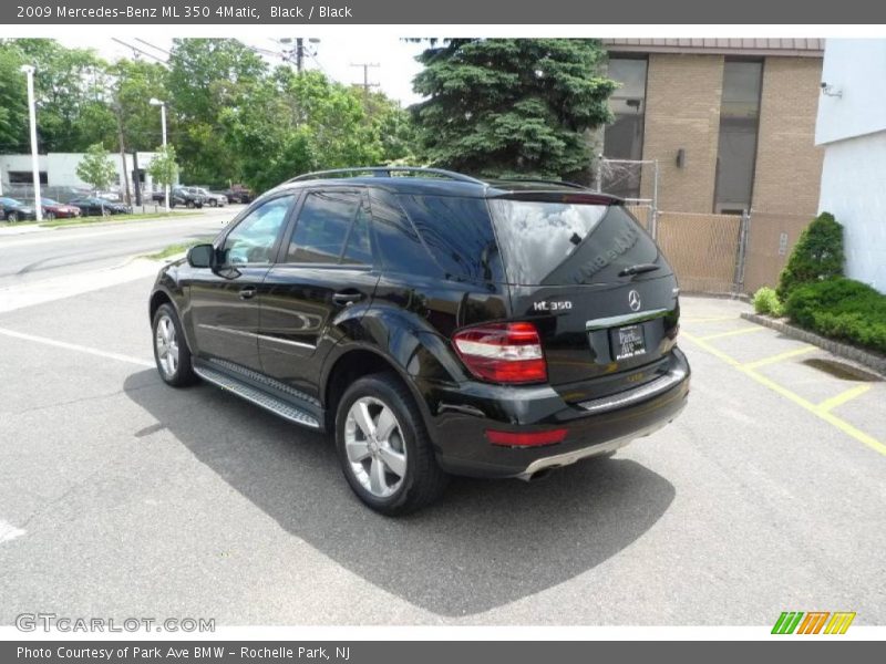 Black / Black 2009 Mercedes-Benz ML 350 4Matic