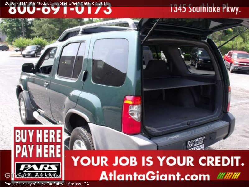 Alpine Green Metallic / Dusk 2000 Nissan Xterra XE V6