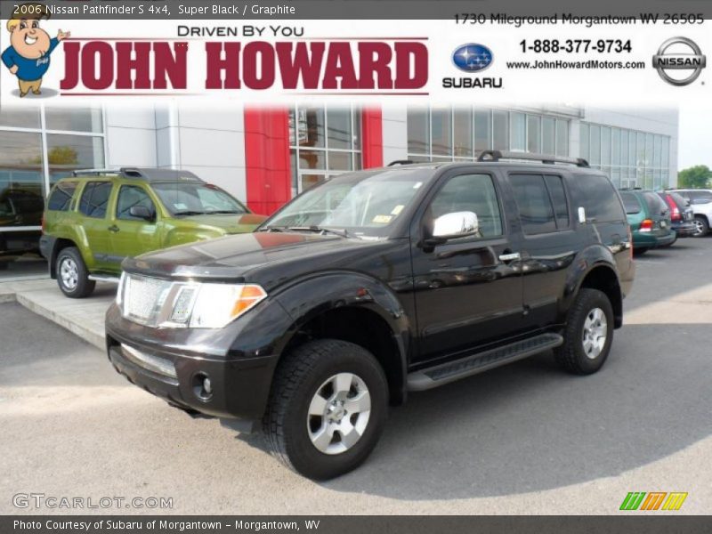 Super Black / Graphite 2006 Nissan Pathfinder S 4x4