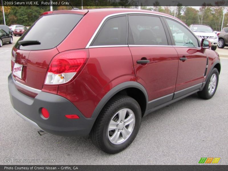Ruby Red / Gray 2009 Saturn VUE XE