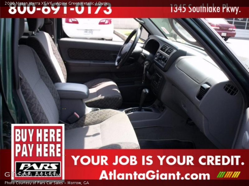 Alpine Green Metallic / Dusk 2000 Nissan Xterra XE V6