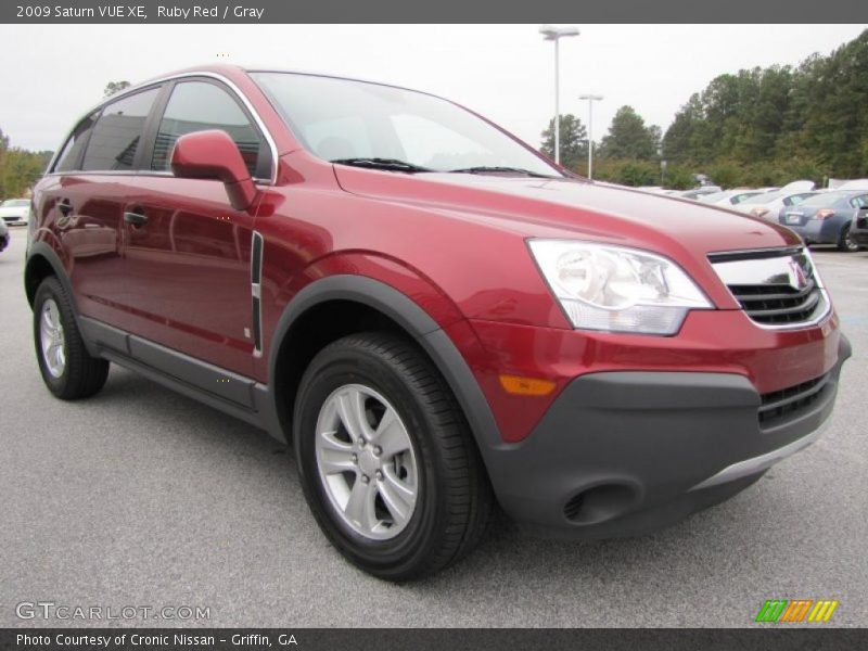 Ruby Red / Gray 2009 Saturn VUE XE