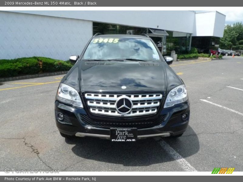 Black / Black 2009 Mercedes-Benz ML 350 4Matic