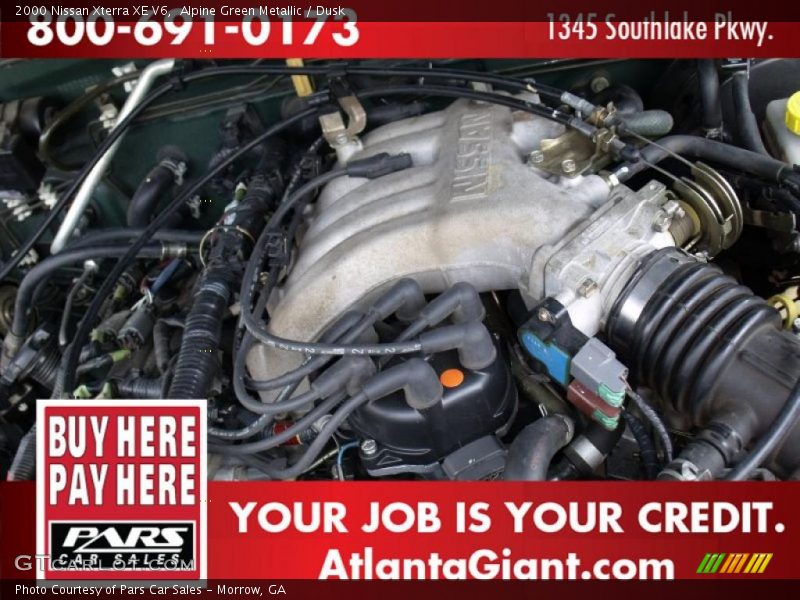 Alpine Green Metallic / Dusk 2000 Nissan Xterra XE V6