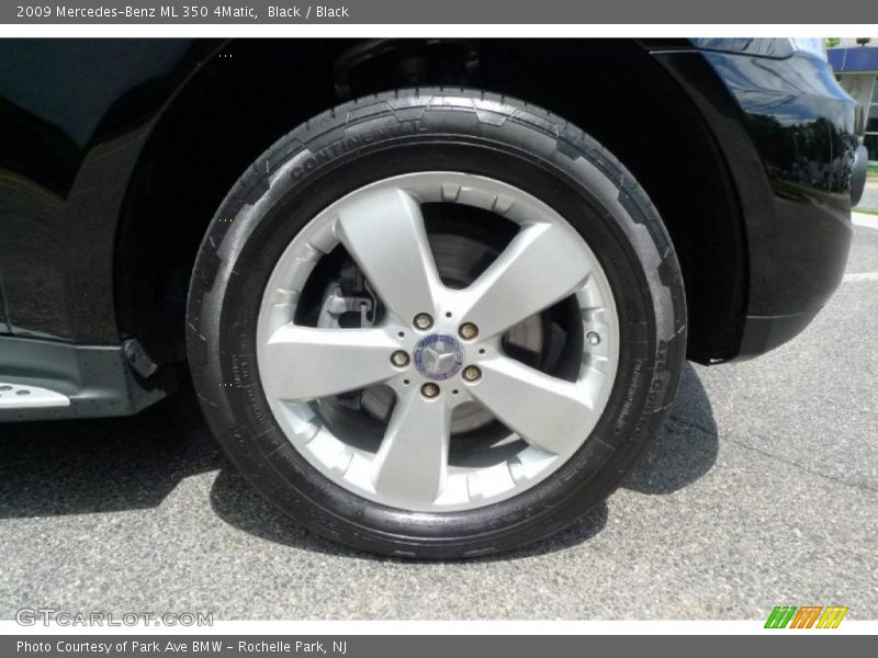 Black / Black 2009 Mercedes-Benz ML 350 4Matic
