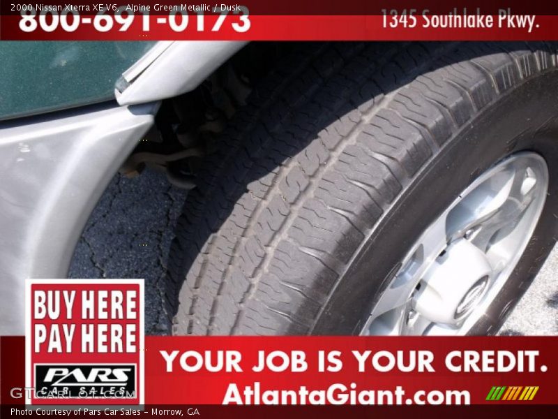Alpine Green Metallic / Dusk 2000 Nissan Xterra XE V6