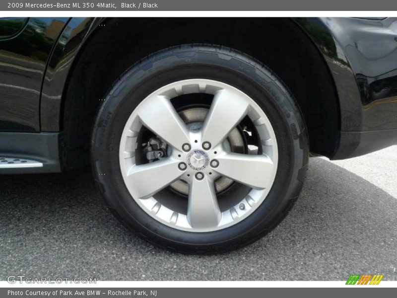 Black / Black 2009 Mercedes-Benz ML 350 4Matic