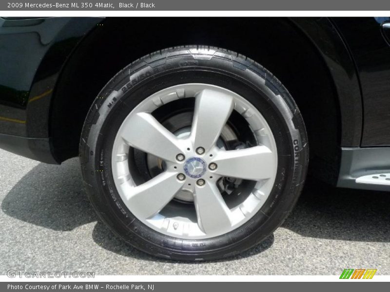 Black / Black 2009 Mercedes-Benz ML 350 4Matic