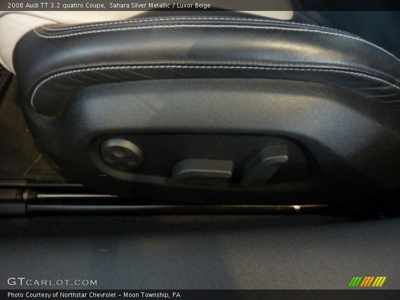 Sahara Silver Metallic / Luxor Beige 2008 Audi TT 3.2 quattro Coupe