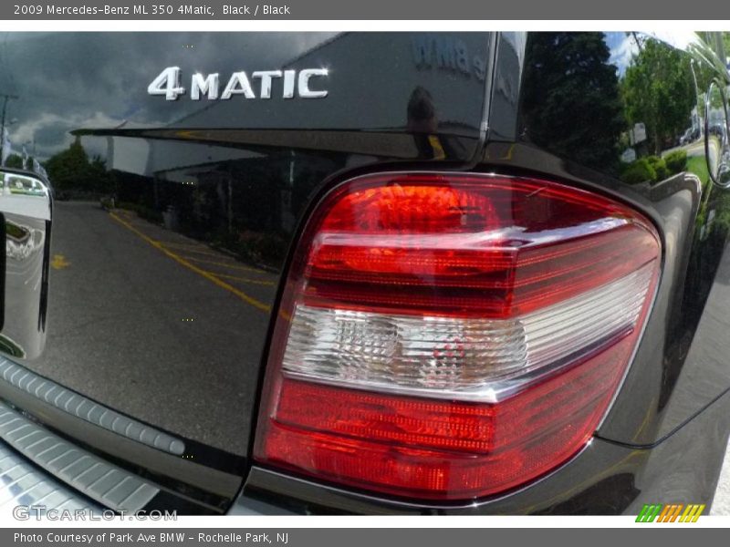 Black / Black 2009 Mercedes-Benz ML 350 4Matic