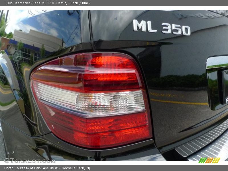 Black / Black 2009 Mercedes-Benz ML 350 4Matic