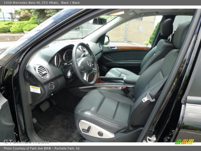 Black / Black 2009 Mercedes-Benz ML 350 4Matic