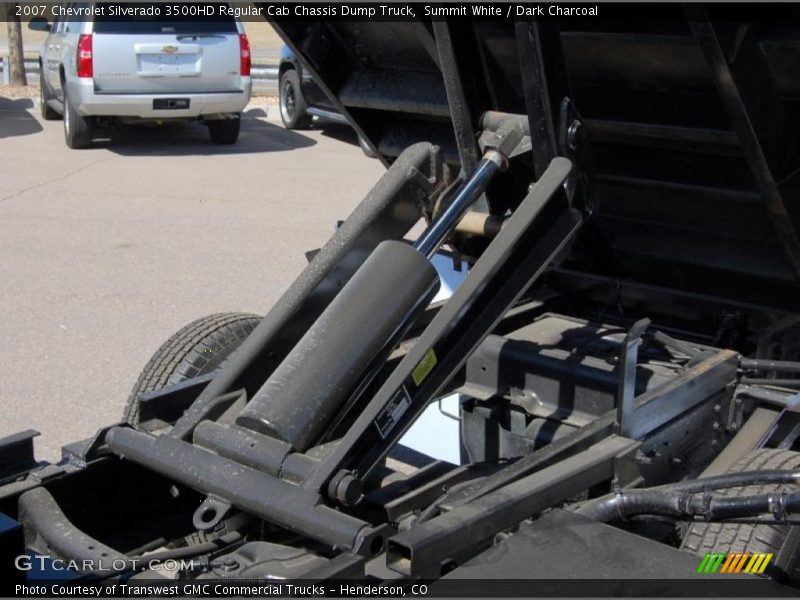 Summit White / Dark Charcoal 2007 Chevrolet Silverado 3500HD Regular Cab Chassis Dump Truck