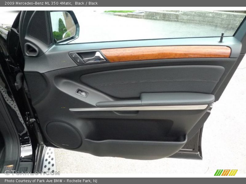Black / Black 2009 Mercedes-Benz ML 350 4Matic