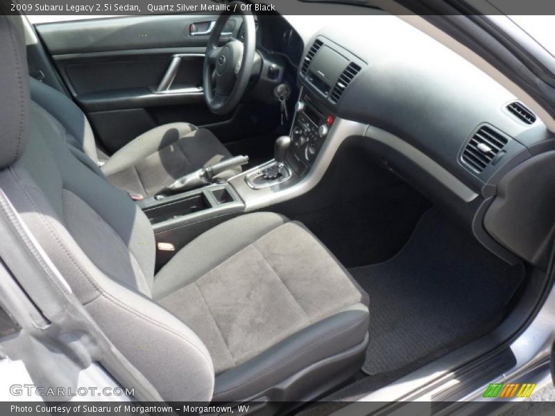 Quartz Silver Metallic / Off Black 2009 Subaru Legacy 2.5i Sedan