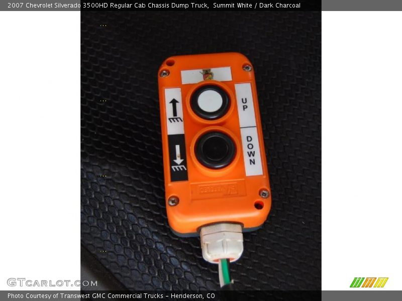 Summit White / Dark Charcoal 2007 Chevrolet Silverado 3500HD Regular Cab Chassis Dump Truck