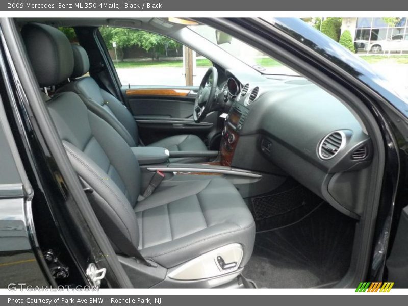 Black / Black 2009 Mercedes-Benz ML 350 4Matic