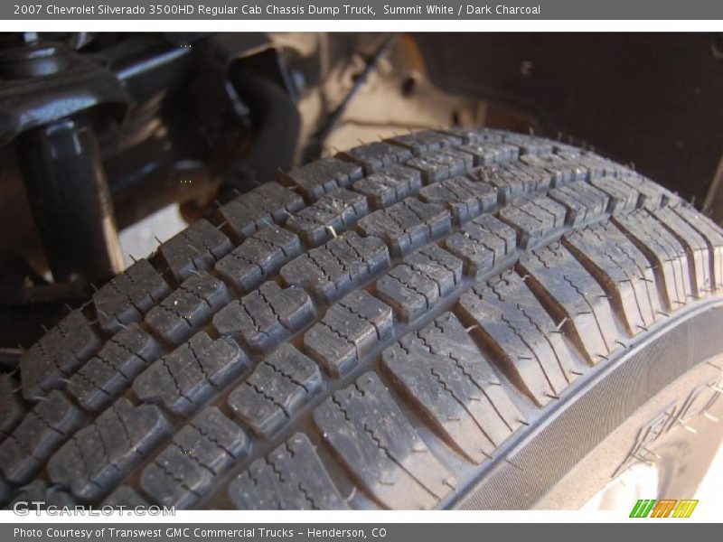 Summit White / Dark Charcoal 2007 Chevrolet Silverado 3500HD Regular Cab Chassis Dump Truck
