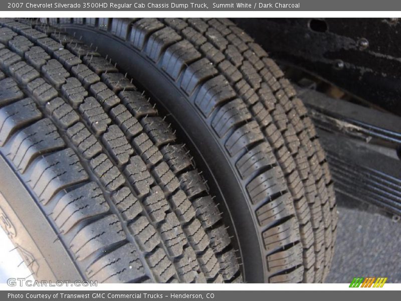 Summit White / Dark Charcoal 2007 Chevrolet Silverado 3500HD Regular Cab Chassis Dump Truck