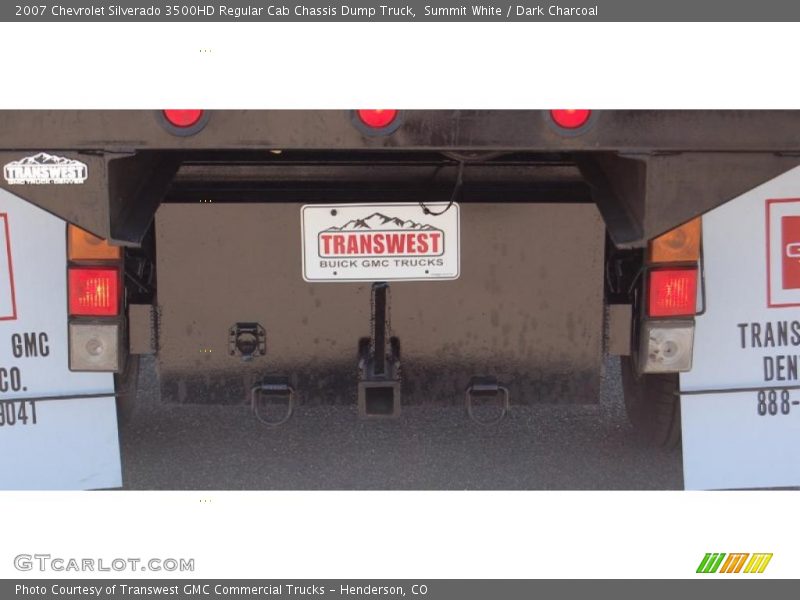Summit White / Dark Charcoal 2007 Chevrolet Silverado 3500HD Regular Cab Chassis Dump Truck